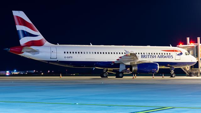 G-GATS:Airbus A320-200:British Airways